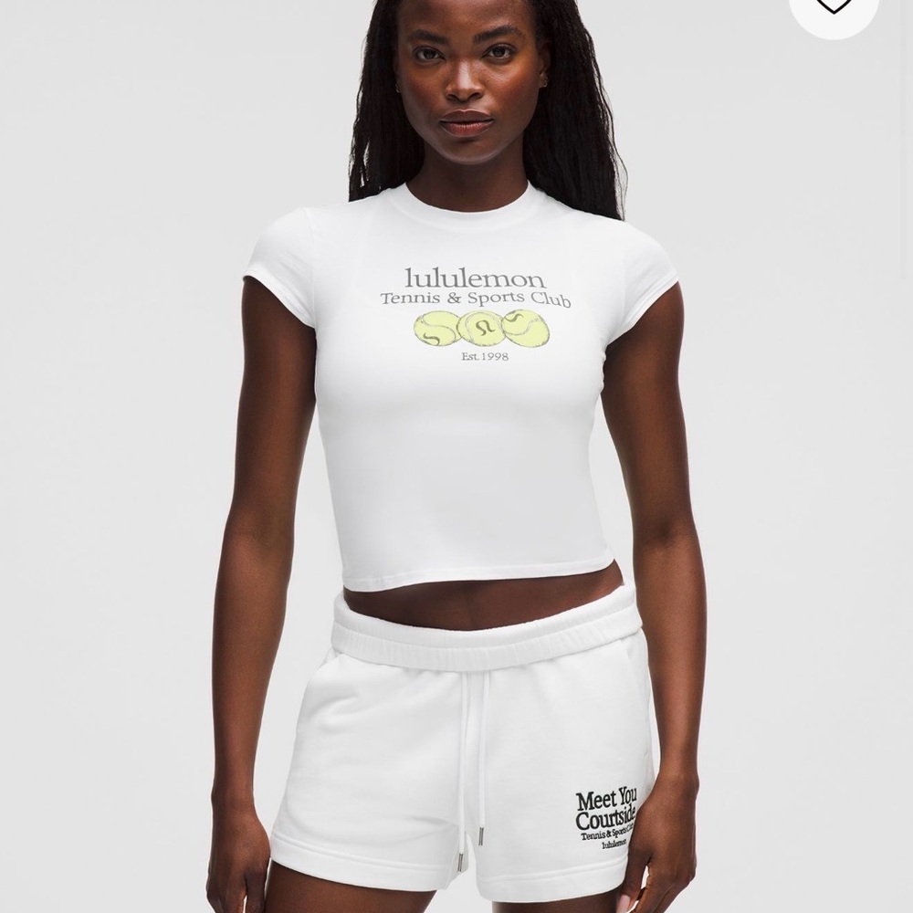 lululemon Organic Cotton Baby Tee *Graphic size M